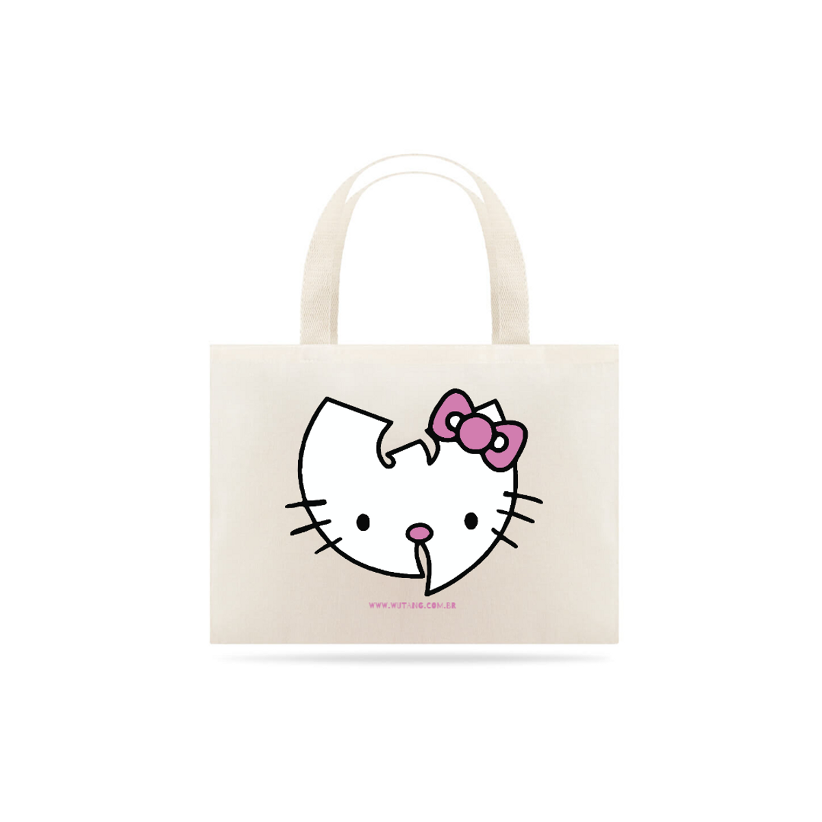 Nome do produto: EcoBag WUTANG Logo WU Hello Kitty Promo
