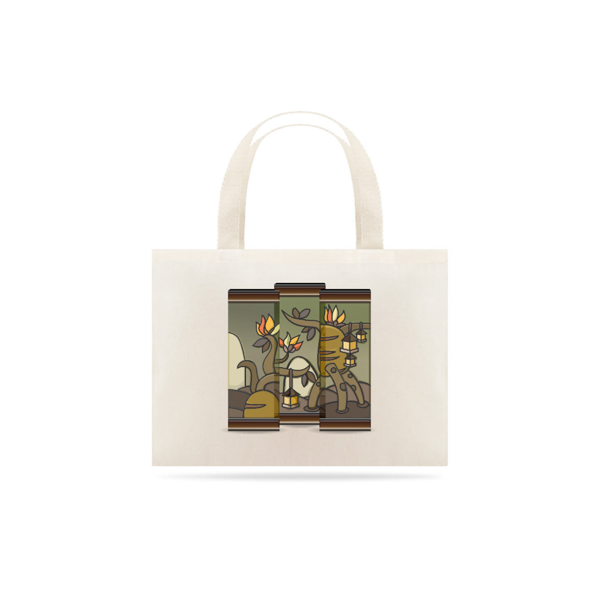 Nome do produto: Bolsa Eco Bag Grande Estampa Quadro Artístico