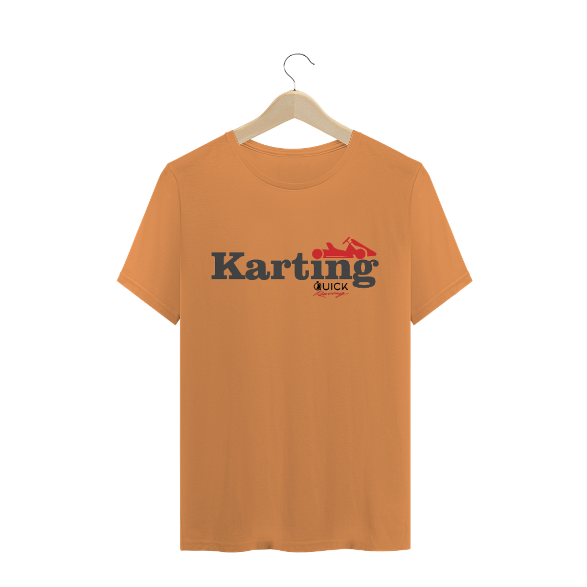 Nome do produto: T-Shirt Estonada Quick Racing | Karting gray