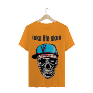 Nome do produtocamiseta - caveira vida loka