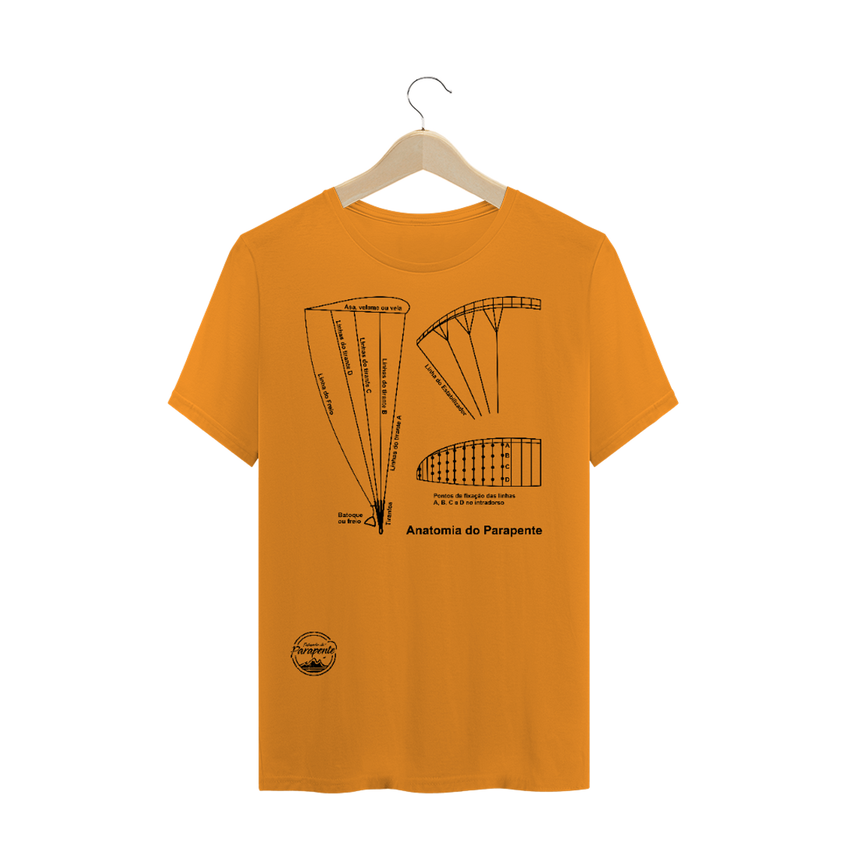 Nome do produtoCamiseta Anatomia do Parapente