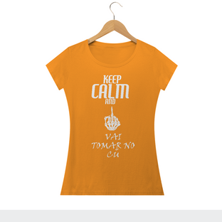 Nome do produtoCamiseta Feminina Vai tomar no cú