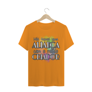 Nome do produtoCAMISETA Frase Bíblica - Aliança com o Criador // cristã