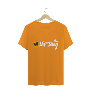 Nome do produtoCamiseta de Malha Quality Wu Tang Clan Assinatura Grafite Amarelo-Preto