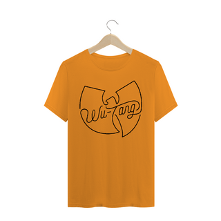 Nome do produtoCamiseta de Malha Quality Wu Tang Clan Logo linha Traço Preto