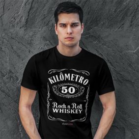T-Shirt Quality Kilômetro 50 Preta + Cores