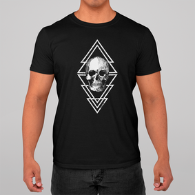 Camiseta Skull Kawlin Black