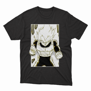 Camiseta Preta Dragon Ball Vegeta