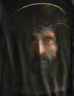 Camiseta Pintura de Jesus Cristo - (unissex)