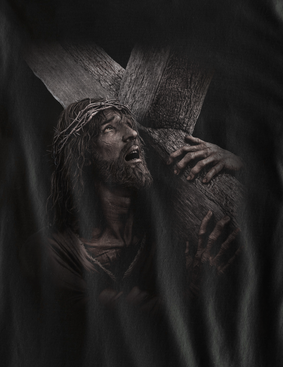 Camiseta Jesus e o calvário - (unissex)