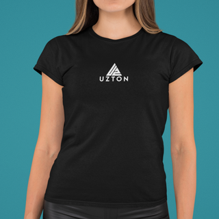 Camiseta Feminina Uzton Authentic Preta