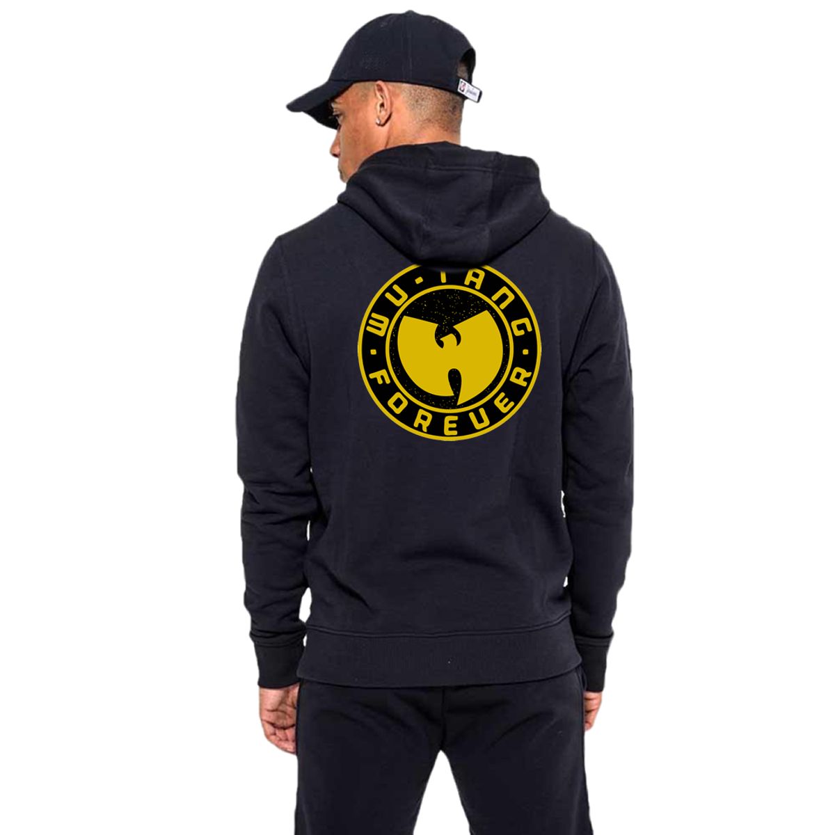 Nome do produto: Moletom Aberto Ziper Wu Tang Clan Interior Flanelado Stamp Forever