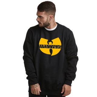 Nome do produtoMoletom Fechado Wu Tang Clan Interior Flanelado Logo Tradicional Amarelo