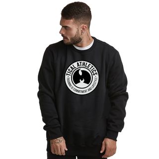 Moletom Fechado Wu Tang Clan Interior Flanelado Tical Branco