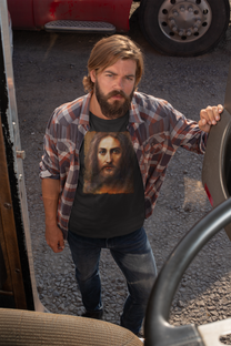 Nome do produtoCamiseta Jesus e o rosto do Sudário - (unissex)