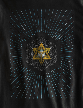 Camiseta Estrela Sagrada da Vida - (unissex)