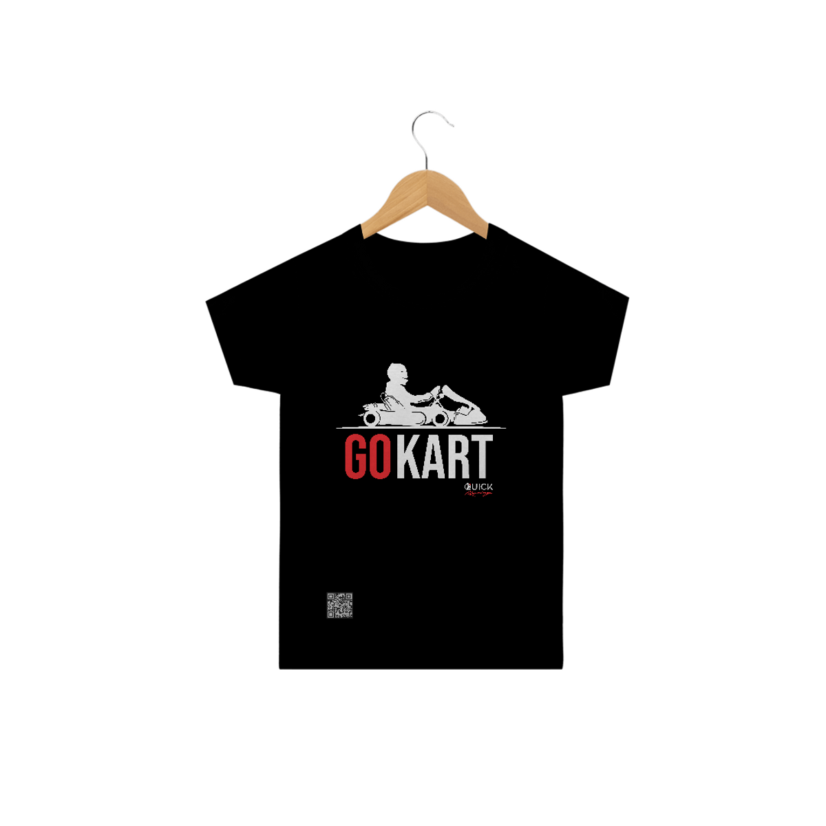 Nome do produto: T-Shirt Classic Infantil Quick Racing | Go Kart.