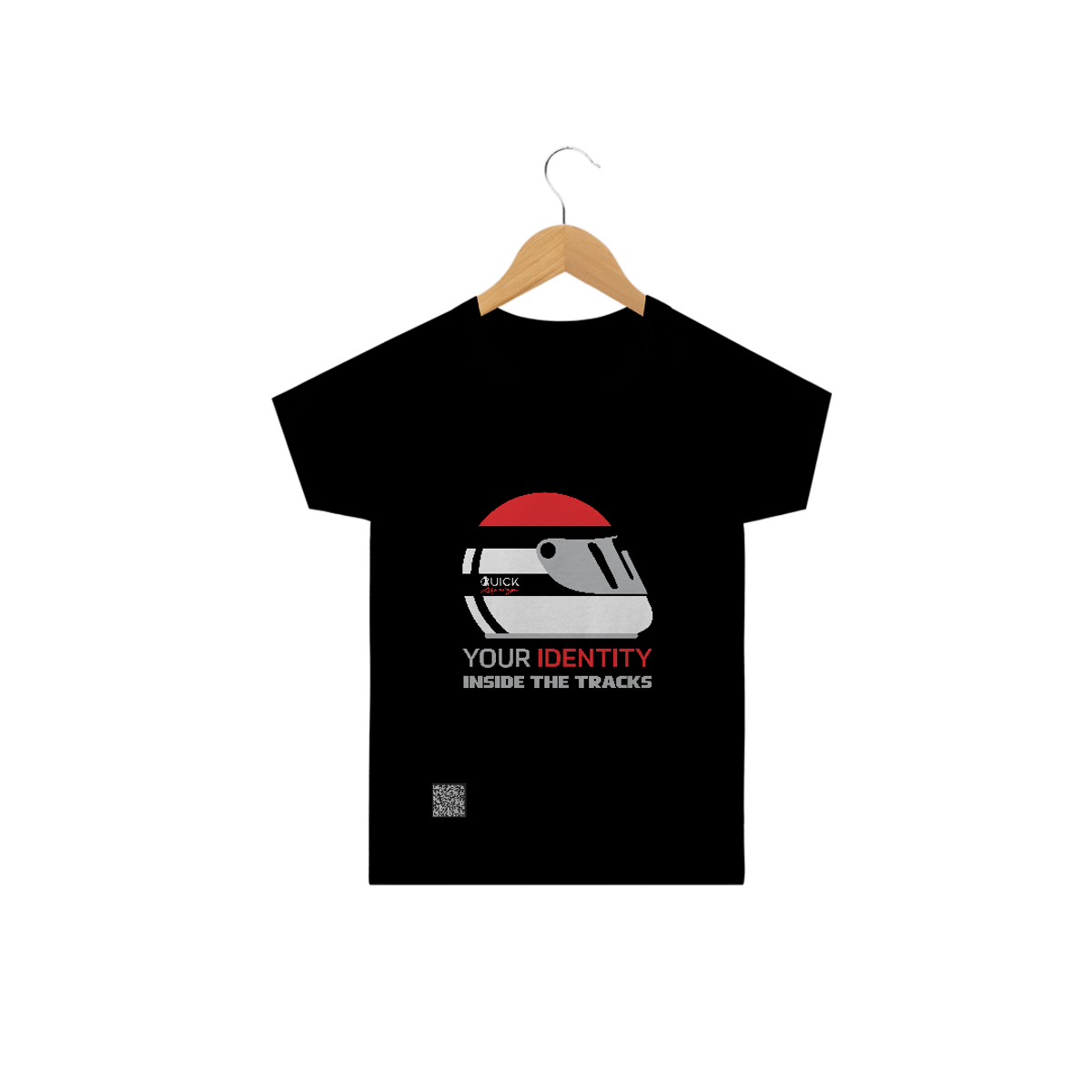 Nome do produto: T-Shirt Classic Infantil Quick Racing | Your Identity inside the tracks.