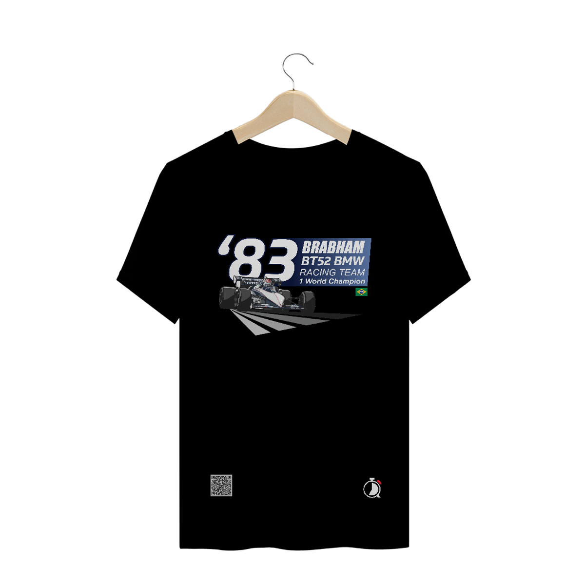 Nome do produto: T-Shirt Prime Quick Racing | Brabham 1983 - BT52