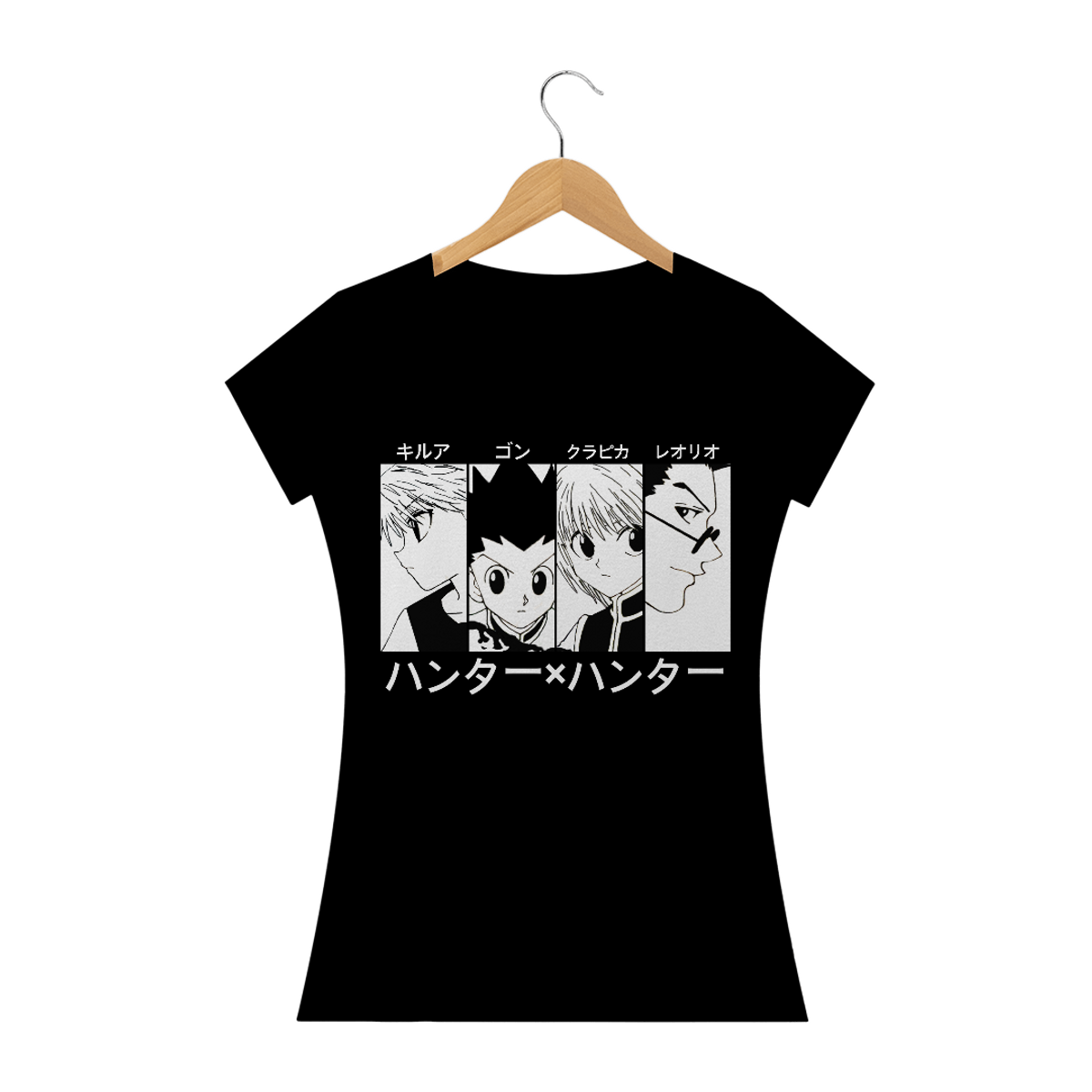 Nome do produtoCamisa Hunter x Hunter Versão Mangá(Feminina)