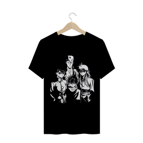 Camisa Yu Yu Hakusho Protagonistas (Preta) Unissex