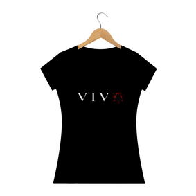 camisa VIVA preta feminina