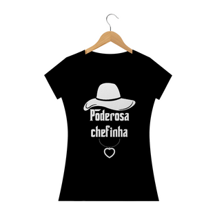 Nome do produtoPoderosa chefinha / Baby Long Preta / T-shirt Prime