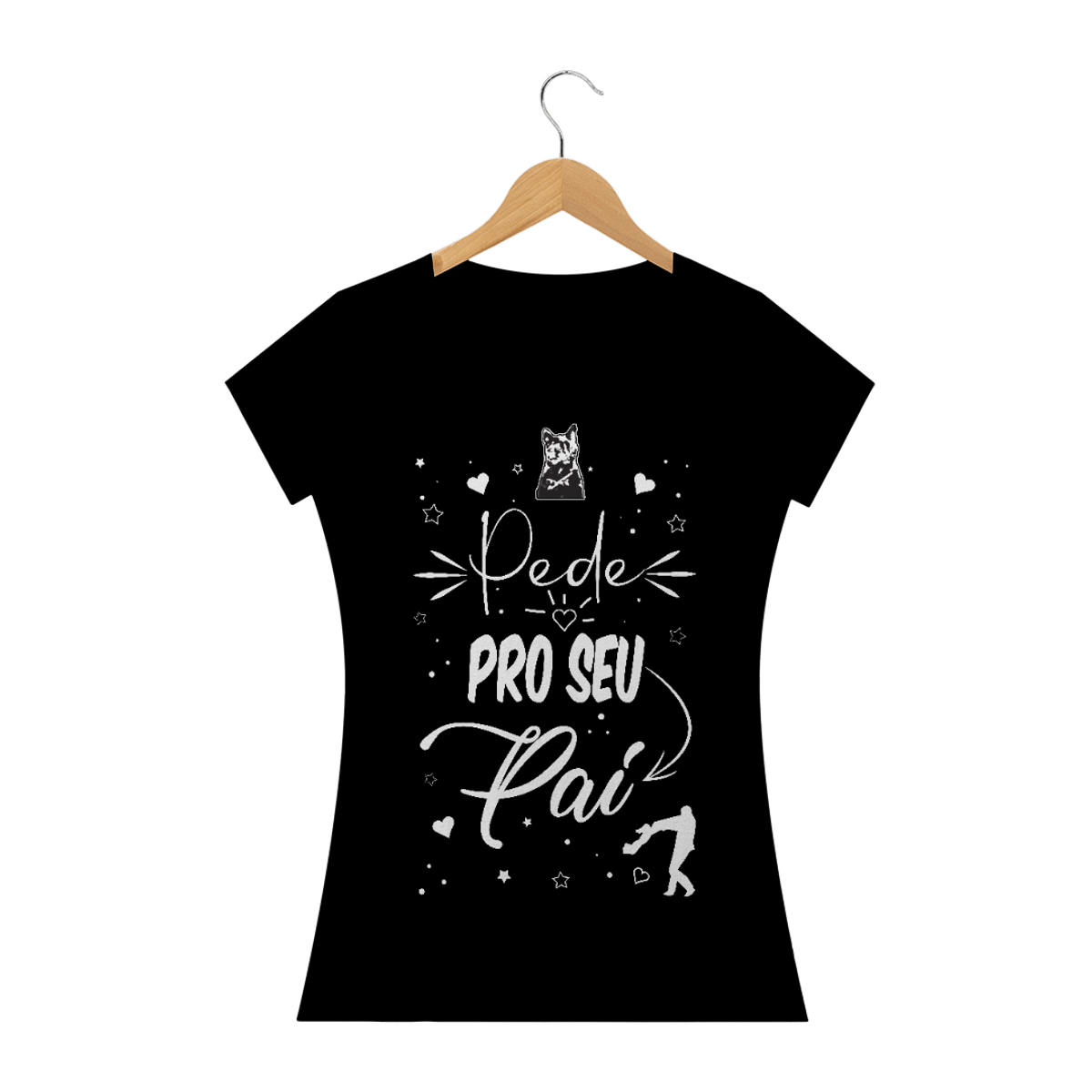 Nome do produtoPede pro seu pai / T-shirt prime escura