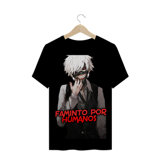 Nome do produtoCamiseta Kaneki Faminto por Humanos - T-Shirt Quality