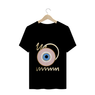 Nome do produtoT-shirt Abstrata - Olho Grego Rosa
