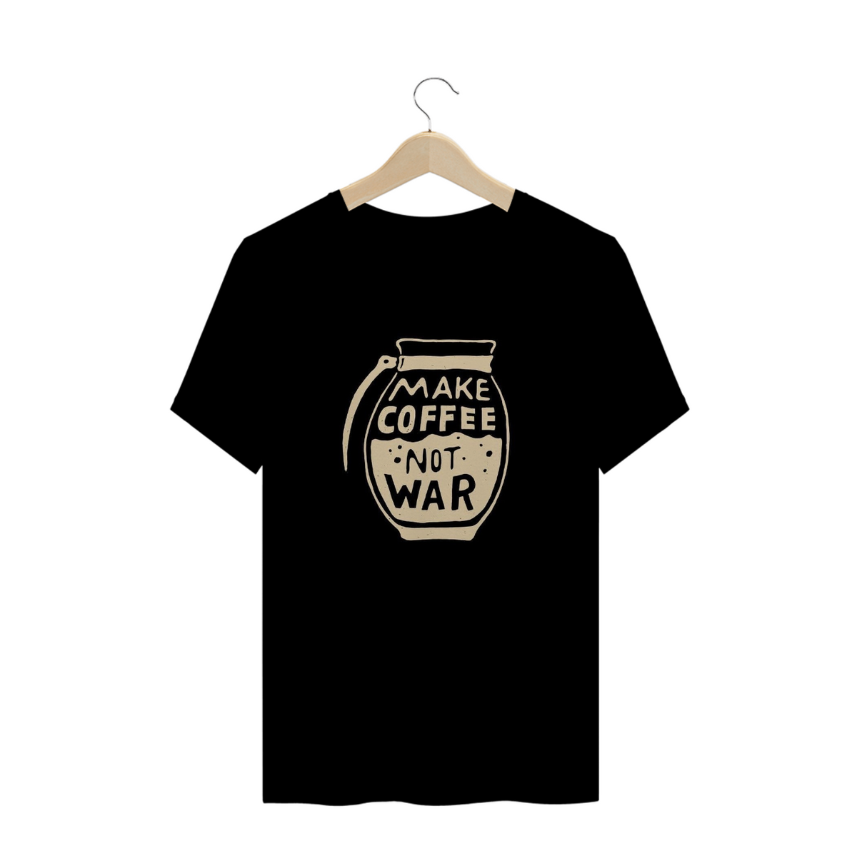 Nome do produtoT-Shirt Make Coffee Not War Fortalecimento