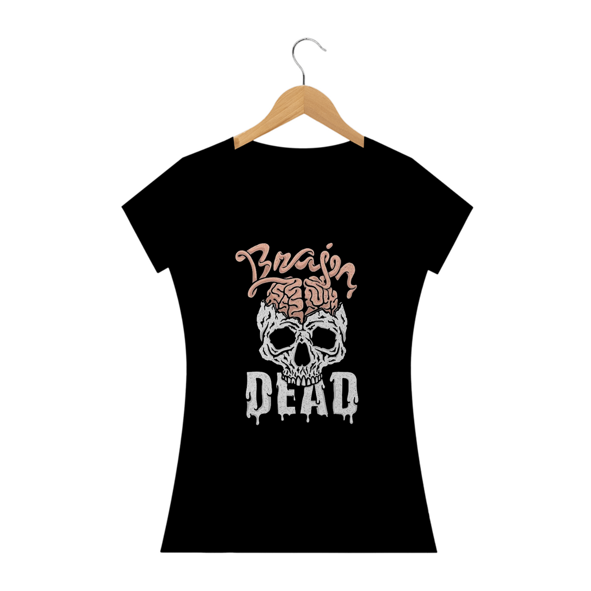 Nome do produto: Camiseta Fem. Brain Dead