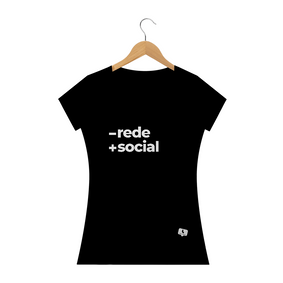 -rede +social - Preta | Feminina