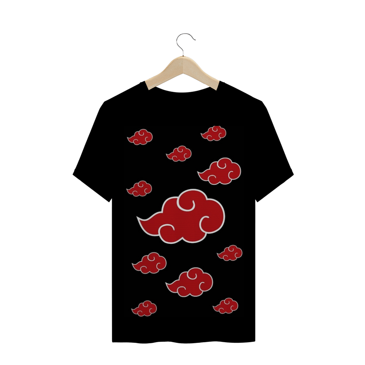 Nome do produto: CAMISA MASCULINA | NUVENS VERMELHAS AKATSUKI