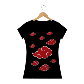 CAMISA FEMININA | NUVENS VERMELHAS AKATSUKI