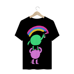 Rainbow | Preta | T-shirt
