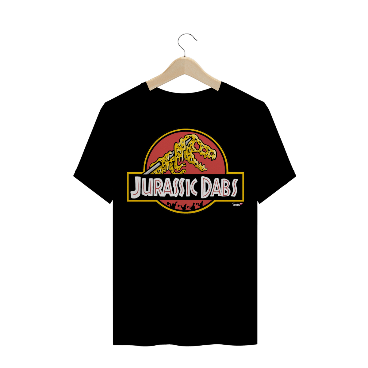 Nome do produtoJurassic Dabs | Preta | T-shirt