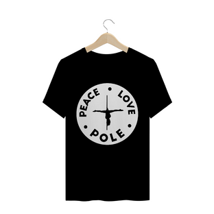 Nome do produtoCamiseta Peace.Love.Pole T-Shirt Quality