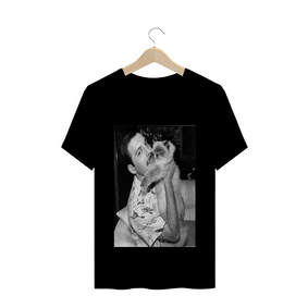 T-shirt Freddie Mercury & Gatinho