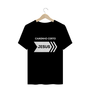 Nome do produtoCAMISA T-SHIRT QUALITY - CAMINHO CERTO - PRETA 