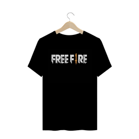 camisa free fire preta masculina