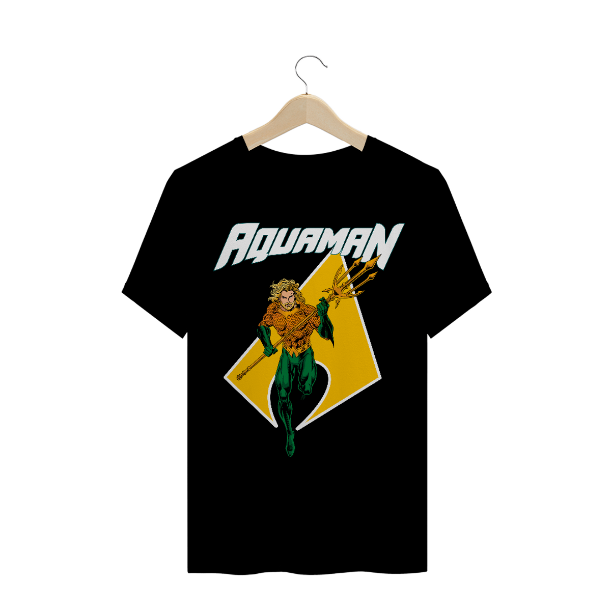 Nome do produto: Camiseta Rei dos Mares Aquaman - Heróis