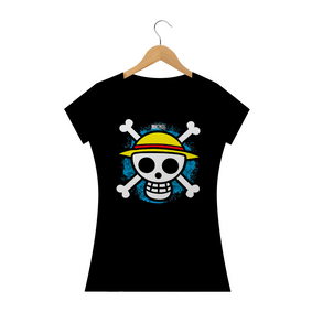 Camiseta Baby Look Monkey Luffy - Cartoons