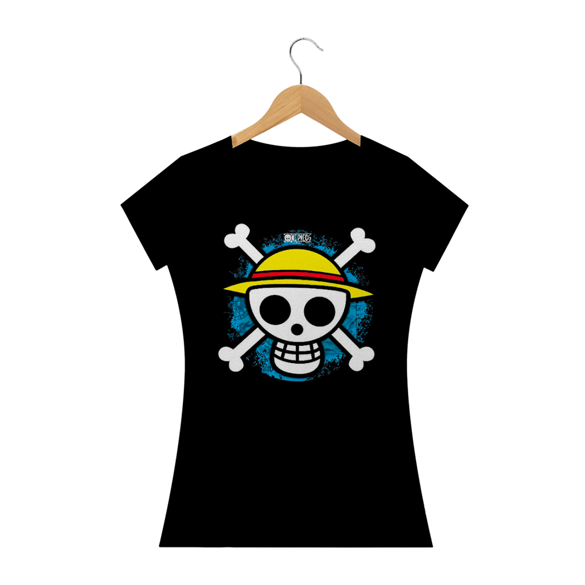 Nome do produto: Camiseta Baby Look Monkey Luffy - Cartoons