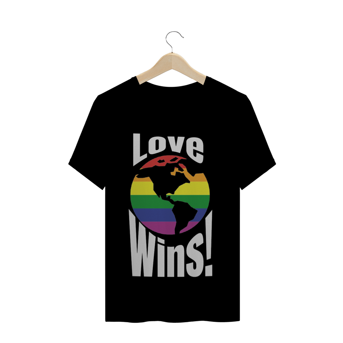 Nome do produto: Camiseta Masc Love Wins