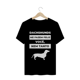 Camiseta Masculina Frase Dachshund Esnobe