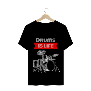 Nome do produtoDrums Is Life - Preta