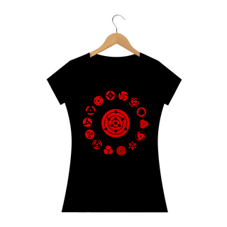 Camiseta Naruto Feminina - sharingan