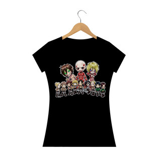 Nome do produtoCamiseta Shingeki no kyojin Feminina