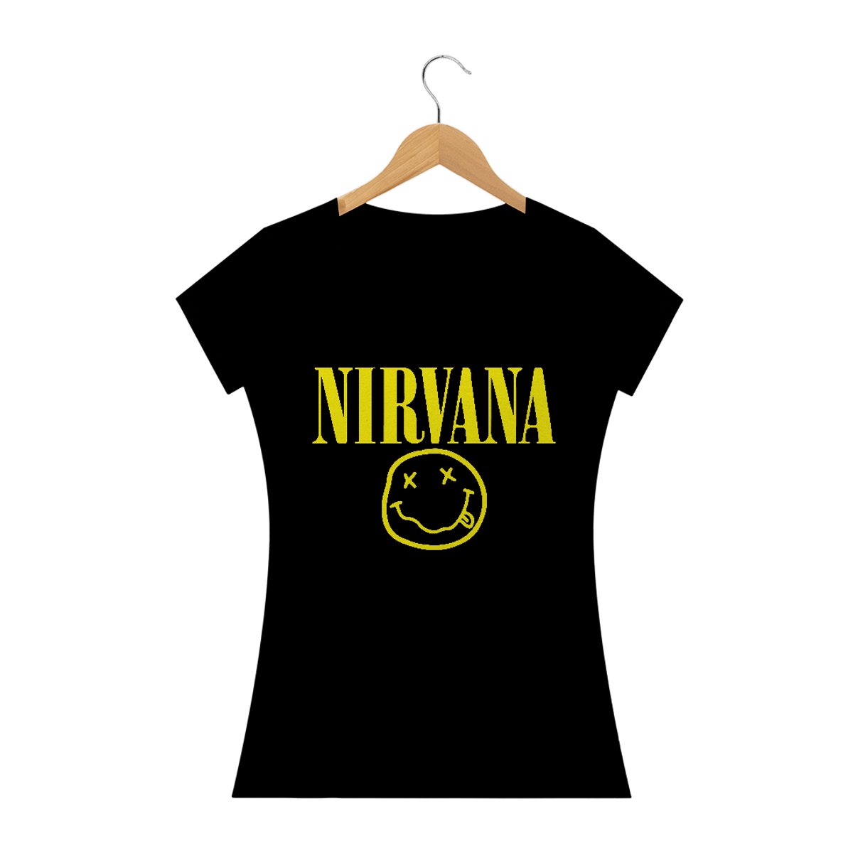 Nome do produto: Camiseta Feminina Nirvana